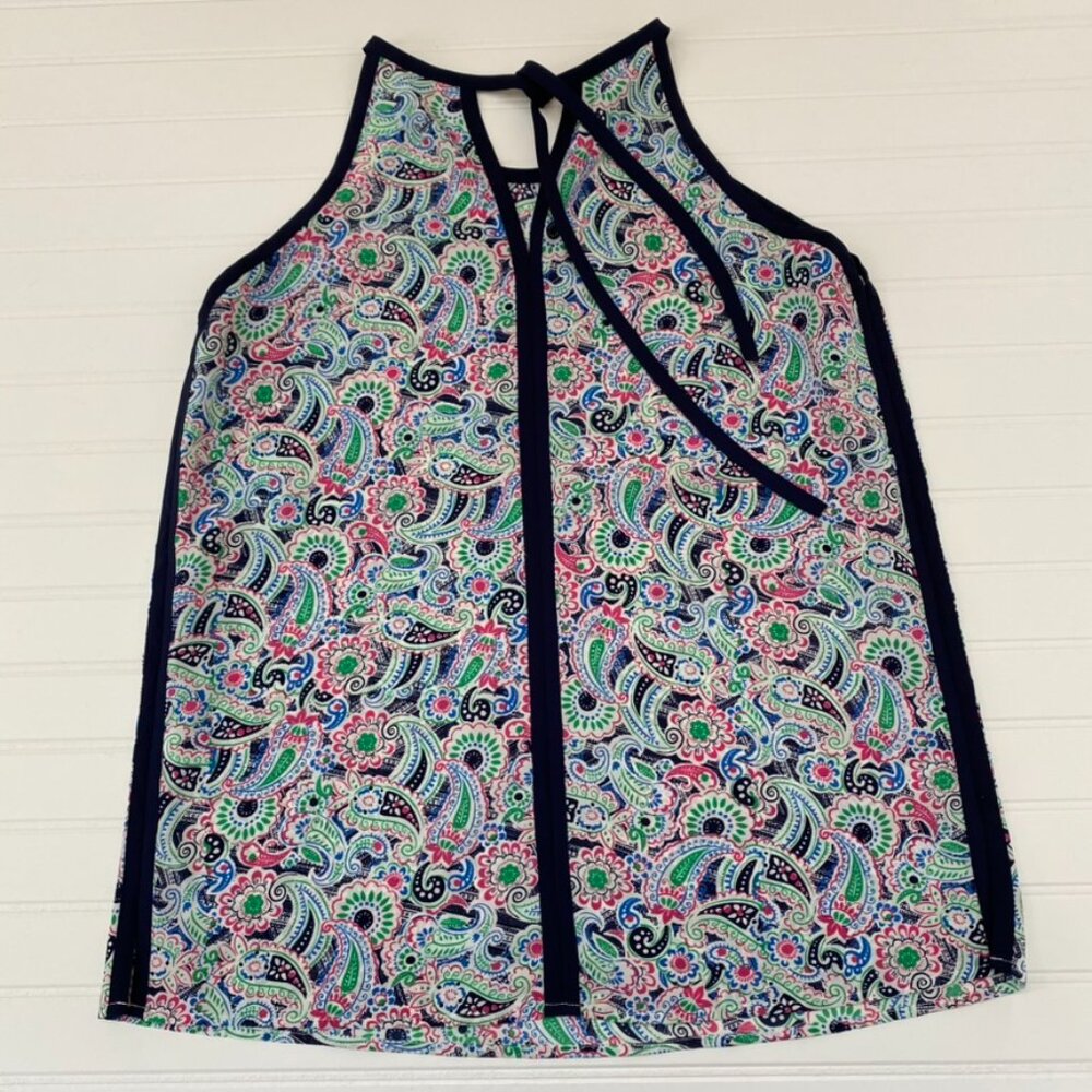 C. Wonder Paisley Sleeveless Top Womens Medium - Picture 6 of 6